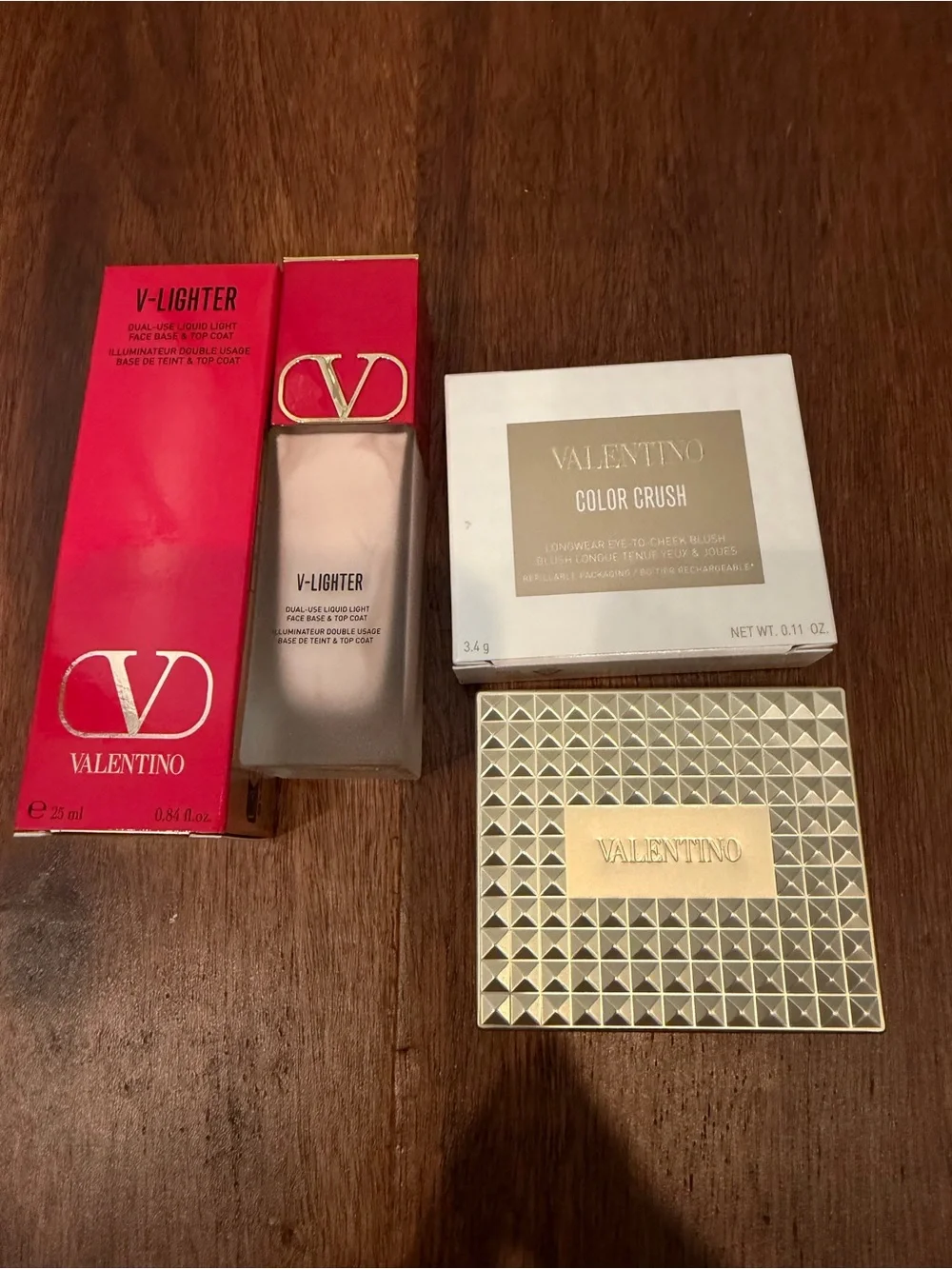 Valentino Color Crush Blush & V-Lighter Duo - Rose Pink